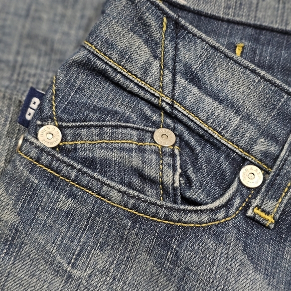 ♡ Rock & Republic Stevie Jean's | Blue Wash Low Rise Bootcut Cotton Denim 26 - Picture 6 of 15